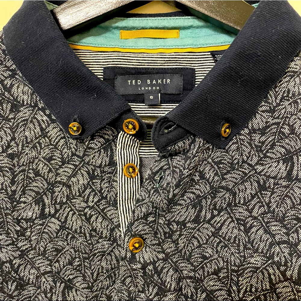Ted Baker Floral Polo sz 6